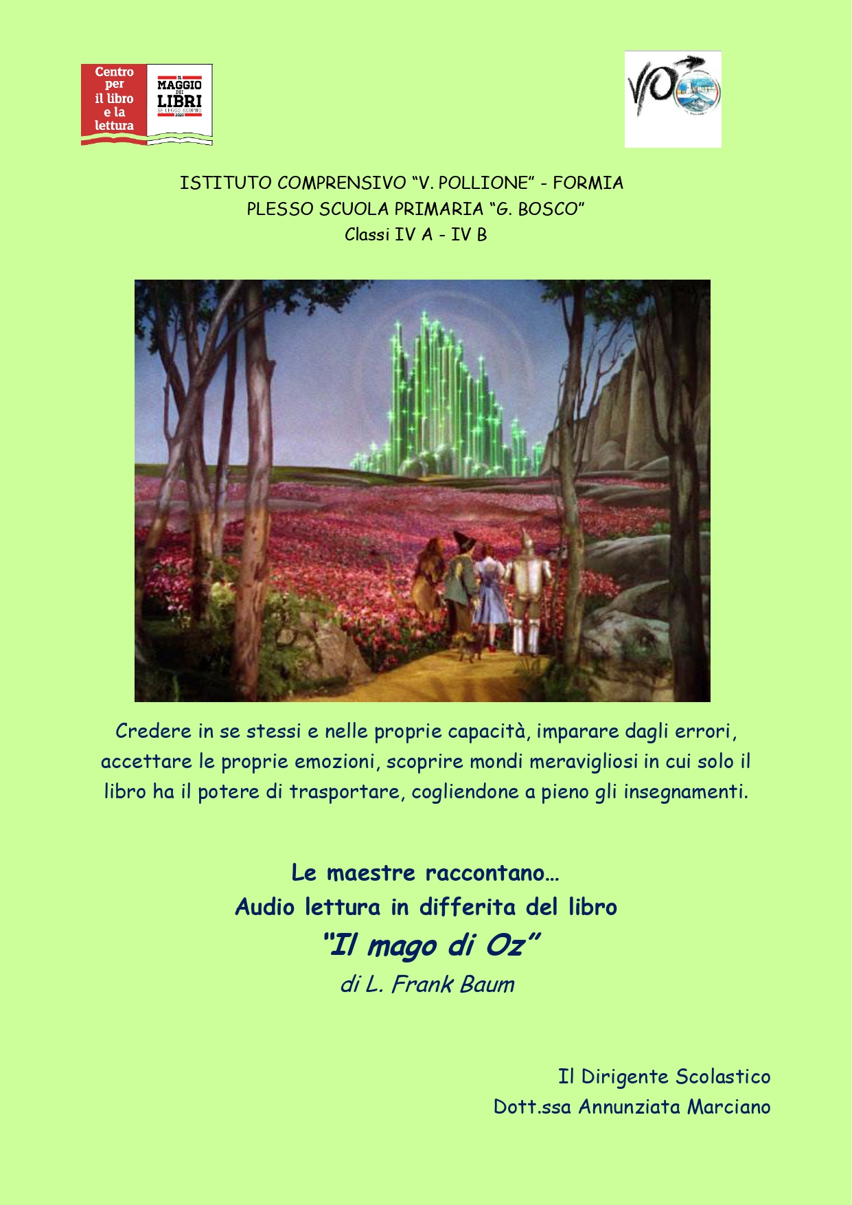 Il maggio dei libri classi 4A 4B G Bosco page-0001